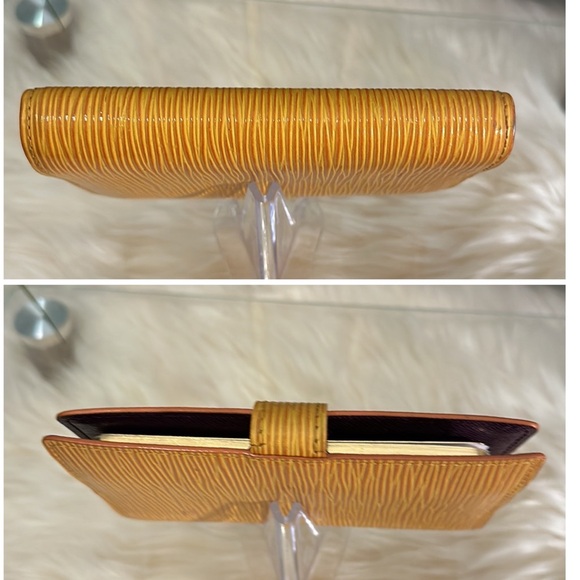 Authentic Louis Vuitton Yellow & Purple Epi Leather Organizer w/LV 2024 Insert - Picture 10 of 16